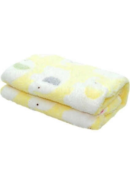 Fil-Sarı Tarzı 75 x 50 cm Pet Köpek Yatak Battaniye Yumuşak Polar Kedi Yastık Battaniye Kış Sıcak Pençe Baskı Küçük Orta Büyük Köpekler Için Pet Kediler Kapak Battaniye Mat (Yurt Dışından)