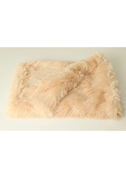 Bej Tarzı 56X36CM Kabarık Mat Uzun Peluş Pet Battaniye Kedi Uyku Paspasları Köpek Kış Sıcak Ince Kulübesi Yastık Yumuşak Büyük Köpekler Için Kapakları Yatak (Yurt Dışından)