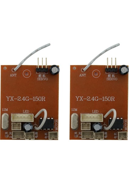 2x 2.4g Tam Ölçekli Model Alıcı Devre Anten ile Mn D90 D91 MN45 MN96 MN99S Rc Araba Parçaları Aksesuarları (Yurt Dışından)