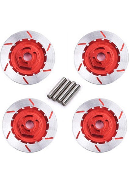 Rc Model Araba Alüminyum Alaşımlı Fren Diski 1/10 Düz Spor Araba Hub 12MM Çoğaltıcı Fren Diski, D3/d4 HSP94123, Kırmızı (Yurt Dışından)