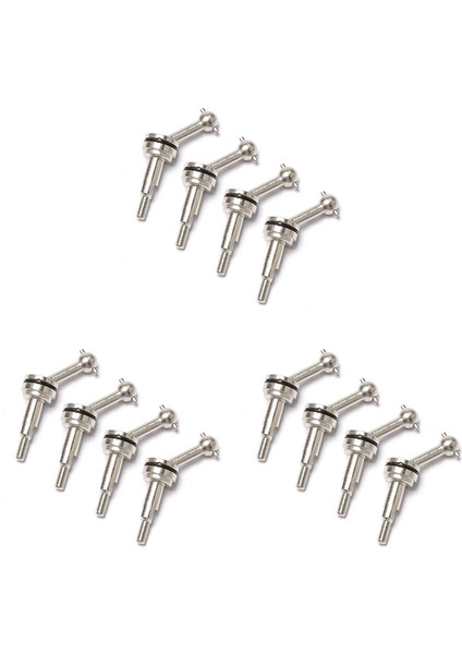 12 Adet 2mm Genişletilmiş Metal Cvd Evrensel Mafsal Mili Şanzıman K969 K979 K989 P929 1/28 Rc Araba Yükseltme Parçaları (Yurt Dışından)