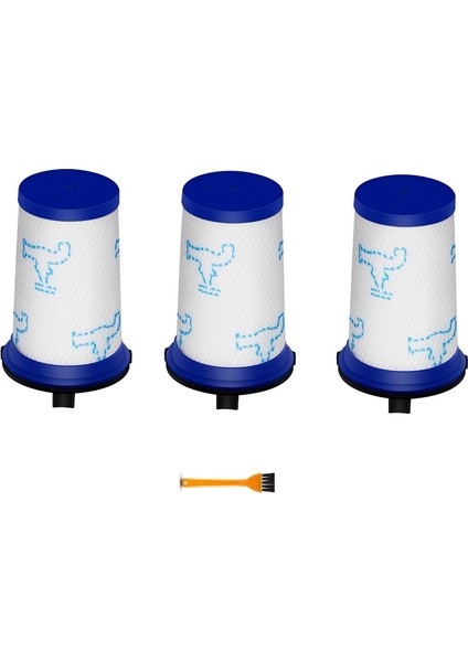 Force 360 X-Pert Elektrikli Süpürge Aksesuarlarıyla Uyumlu Hepa Filtre Elektrikli Süpürge Filtresi (Yurt Dışından)