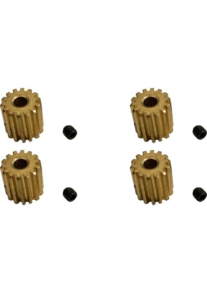 4x Metal Motor Dişli QWJ05 Xinlehong Q901 Q902 Q903 1/16 Rc Araba Yedek Parça Aksesuarları (Yurt Dışından)