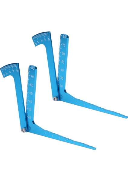 2x Araçları Kamber Araba Yüksekliği Lastikler Açı Dengeleme Aracı Standart Cetvel 1/10 Rc Araba Için 94123 94122 94111 (Yurt Dışından)