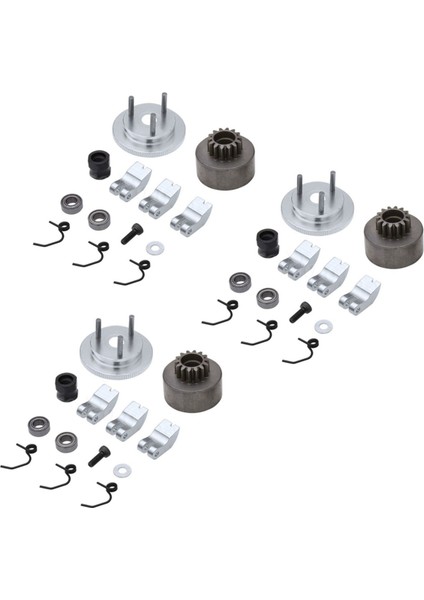 3x Rc Debriyaj 14 T Dişli Debriyaj Ayakkabı Yaylar Koni ve Nitro Araba Için Motor Somunu Volan Düzeneği (Yurt Dışından)