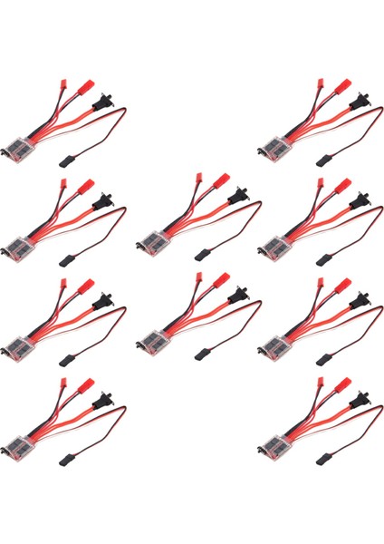 10X Rc Esc 30A 4-8 V Fırça Motoru Hız Kontrol Cihazı 1/16 1/18 Tırmanma Rc Araba Gemi Tankı Mini 4WD Araba (Yurt Dışından)