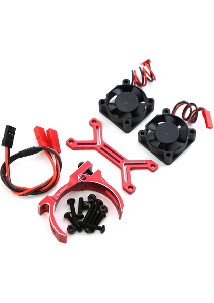 4068 4074 4082 4268 4274 Motor Isı Emici Soğutma Fanı 40-42MM Motor Için 1/7 1/8 Rc Araba Arrma, Kırmızı (Yurt Dışından)