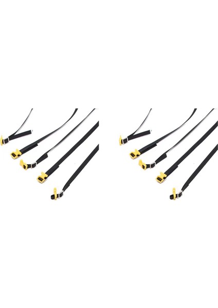 10 Adet Rc Araba Bagaj Rafı Halat Süslemeleri Askı 1/10 Rc Paletli Araba Eksenel SCX10 Trx4 D90 CC01, Sarı (Yurt Dışından)