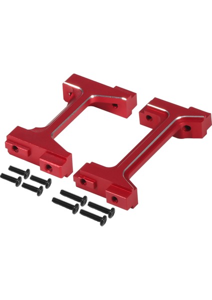 TRX4M Metal Ön ve Arka Tampon Montaj Tampon Standı Servo Montaj 9736 TRX4M 1/18 Rc Paletli Araba Yükseltme Parçaları, 1 (Yurt Dışından)