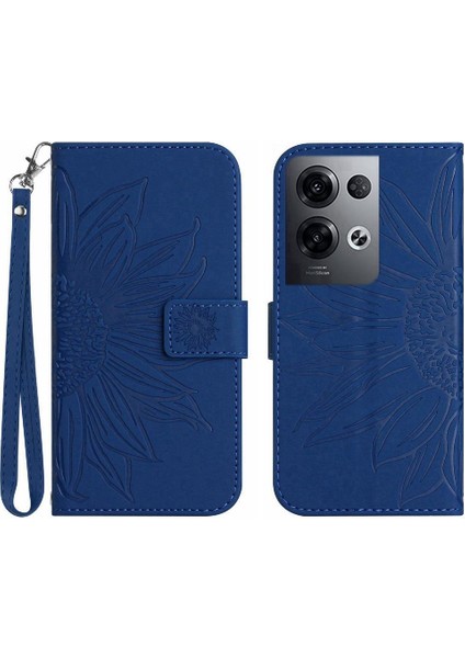 Kart Yuvaları Tutucu Kısa Kayış Flip Cüzdan Pu ile Oppo Oppo 8 Pro Için Telefon Kılıfı (Yurt Dışından)