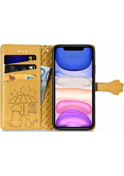 Iphone 11 Için Kısa Kayış Deri Çevirin Darbeye Karikatür Telefon Kılıfı (Yurt Dışından) fırsatları