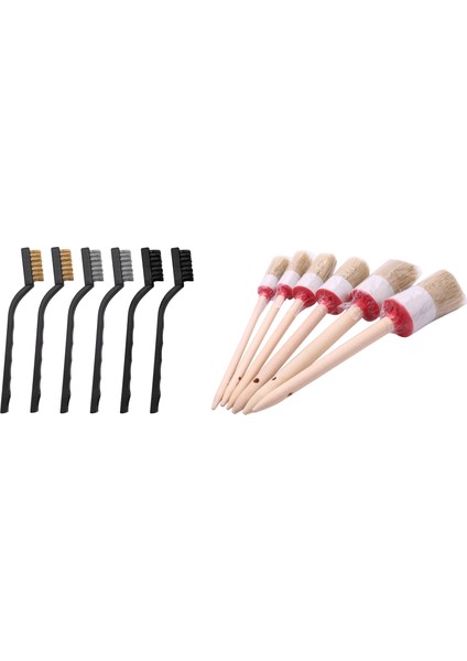 Detaylandırma Fırça Seti, 12 Paket Tekerlekleri Mek Için Master Detaylandırma Fırçası, Motor, Iç Mekan, Dış Mekan, Döşeme, Deri, Klima, Araba, Motosiklet (Yurt Dışından)
