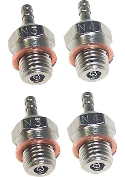 70117 1/10 1/8 Rc Kamyon Nitro Motor Parçaları Için 5x N4 Sıcak Kızdırma Bujisi (Yurt Dışından)