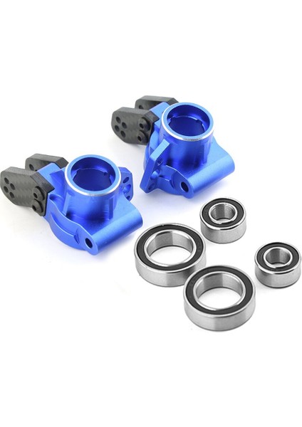 Metal Arka Göbek Taşıyıcı Direksiyon Mafsalı 1/8 Arrma Kraton Outcast 6 S V5 Rc Araba Yükseltme Parçaları Aksesuarları, Mavi (Yurt Dışından)