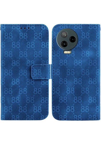 Infinix Not 12 Pro 4g Için Cüzdan Pu Deri Çift 8 Telefon Kılıfı (Yurt Dışından)