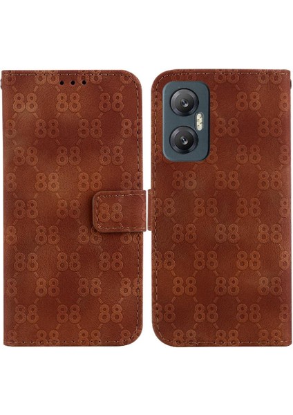 Infinix Sıcak 20 5g Için Cüzdan Kickstand Pu Deri Kart 8 Telefon Kılıfı (Yurt Dışından)