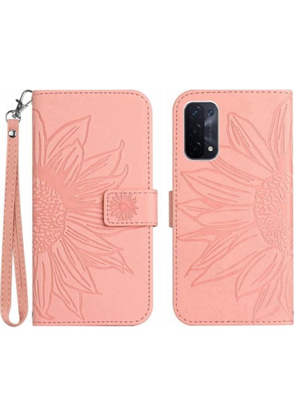 Oppo Için A54 5G/A74 5G/A93 5g Flip Cüzdan Lüks Pu ile Telefon Kılıfı (Yurt Dışından)