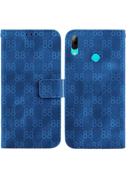 Için Huawei P Akıllı 2019 Kickstand Kart Tutucu Pu Deri Cüzdan Telefon Kılıfı (Yurt Dışından)