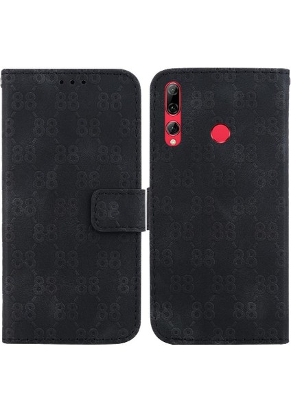 Için Huawei Y9 Başbakan 2019 Kickstand Pu Deri Cüzdan 8 Telefon Kılıfı (Yurt Dışından)