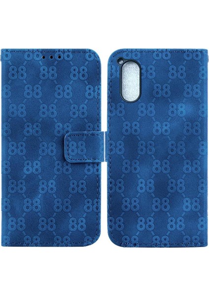 Sony Xperia 5 V Için Cüzdan Pu Deri Kart Tutucu Çift Telefon Kılıfı (Yurt Dışından)