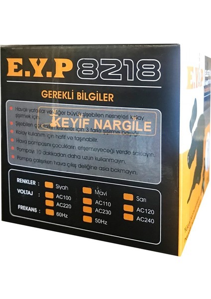 Elektrikli ve Çakmak Girişli Nargile Açma Aparatı Byr [byrtek]