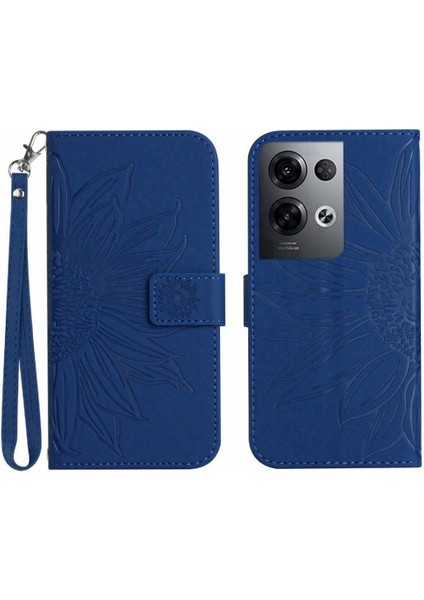 Kart Yuvaları Tutucu Kısa Kayış Flip Cüzdan Pu ile Oppo Oppo 8 Pro Için Kılıf (Yurt Dışından)