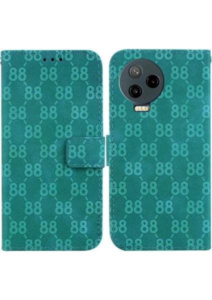 Infinix Not 12 Pro 4g Için Telefon Kılıfı Cüzdan Kapak Pu Deri Çift 8 (Yurt Dışından)