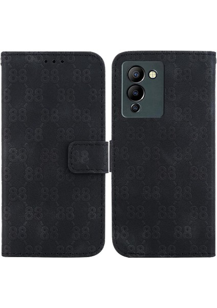 Infinix Not 12 G96 Için Telefon Kılıfı Pu Deri Cüzdan Kapak Kart Tutucu 8 (Yurt Dışından)