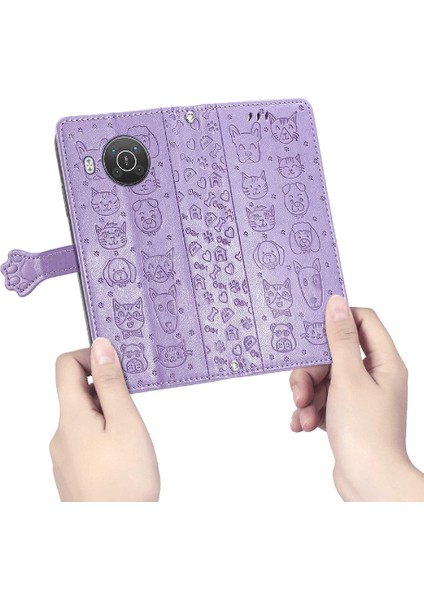 Nokia X10 Için Kılıf Kapak Çevirin Kılıf Darbeye Kısa Kayış Karikatür (Yurt Dışından) fırsatları