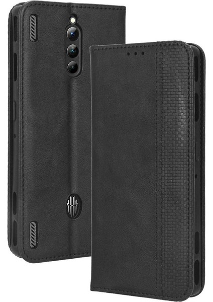 Zte Nubia Kırmızı Sihirli 8 Pro/pro Artı Manyetik Kapatma Cüzdan Pu (Yurt Dışından)