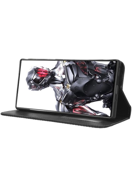 Zte Nubia Kırmızı Sihirli 8 Pro/pro Artı Manyetik Kapatma Cüzdan Pu (Yurt Dışından)