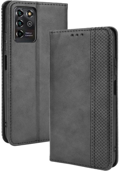 Zte Blade V30 Vita Pu Deri Manyetik Kapatma Cüzdan (Yurt Dışından)