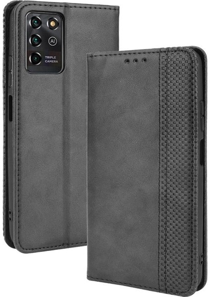 Zte Blade V30 Vita Pu Deri Manyetik Kapatma Cüzdan (Yurt Dışından)