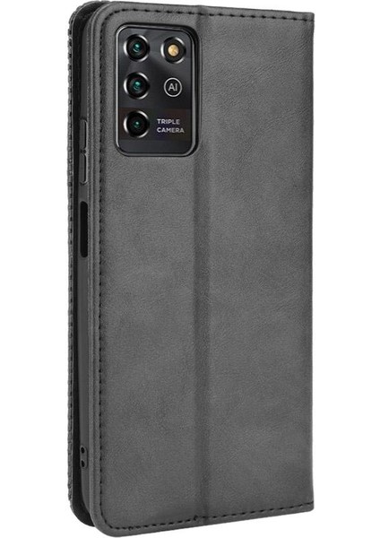 Zte Blade V30 Vita Pu Deri Manyetik Kapatma Cüzdan (Yurt Dışından)