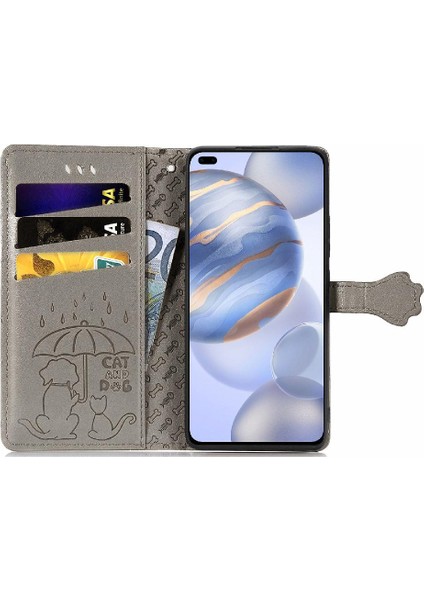 Huawei Onur 30 Pro Karikatür Hayvanlar Için Kılıf Kapak Çevirin Deri Kılıf Kısa (Yurt Dışından) fırsatları