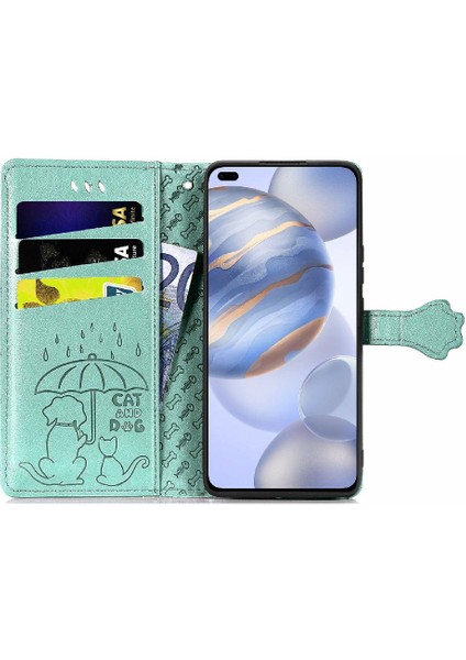 Huawei Onur 30 Pro Karikatür Hayvanlar Için Kılıf Kapak Çevirin Deri Kılıf Kısa (Yurt Dışından) modelleri