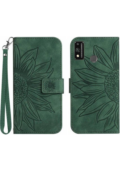 Onur 9x Lite Için Kılıf Kart Yuvaları Tutucu Kabartmalı Lüks ile Kısa Kayış (Yurt Dışından)