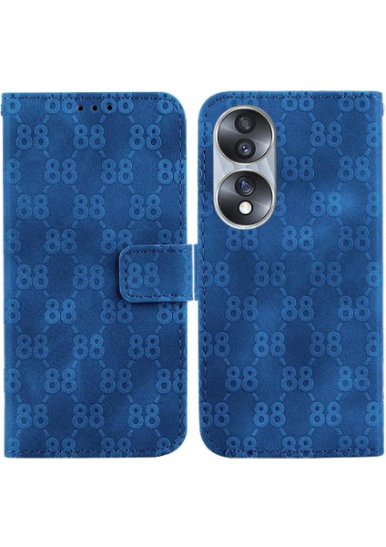 Onur 70 Cüzdan Kapak Için Telefon Kılıfı Çift 8 Kabartmalı Pu Deri Kart (Yurt Dışından)