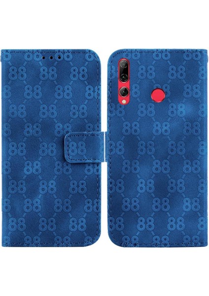 Telefon Kılıfı Için Huawei Y9 Başbakan 2019 Kickstand Pu Deri Cüzdan Kapak 8 (Yurt Dışından)