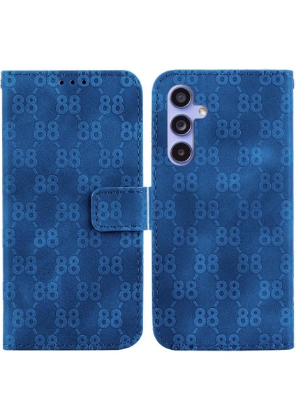 Samsung Galaxy S23 Fe 5g Için Telefon Kılıfı Kart Tutucu Çift 8 Kabartmalı Pu (Yurt Dışından)