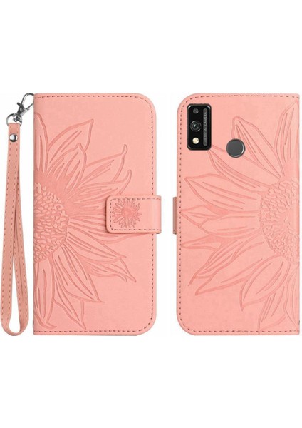 Onur 9x Lite Için Kılıf Kart Yuvaları Tutucu Kabartmalı Lüks ile Kısa Kayış (Yurt Dışından)