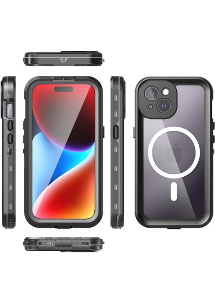 Iphone 15 Için 12FT Askeri Dayanıklı Ekran Koruyucu Manyetik Telefon Kılıfı (Yurt Dışından) indirimleri