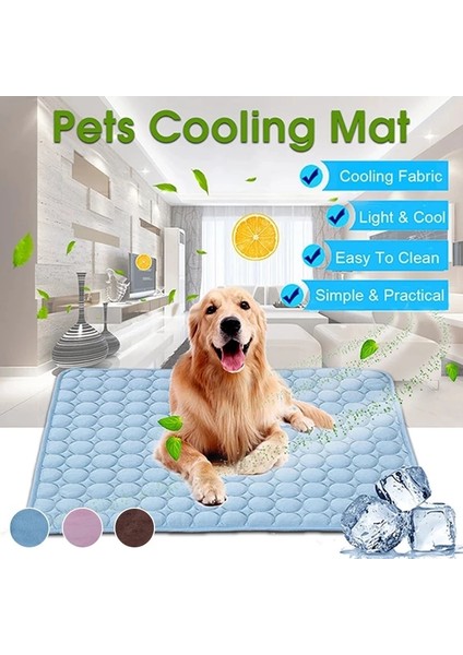 Örgü Kumaş Pembe Tarzı S 50X40 cm Köpek Mat Soğutma Yaz Ped Mat Köpekler Için Kedi Battaniye Kanepe Nefes Alabilir Pet Köpek Yatağı Yaz Yıkanabilir Küçük Orta Büyük Köpekler Için Araba (Yurt Dışından) modelleri