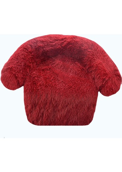 Kırmızı Şarap Tarzı W60CMXL80CMXOD80CM Pet Köpek Mat Kanepe Köpek Yatağı Kalınlaşmış Yumuşak Ped Battaniye Yastık Araba Zemin Koruyucu Ev Yıkanabilir Halı Sıcak Kedi Yatak Mat (Yurt Dışından)