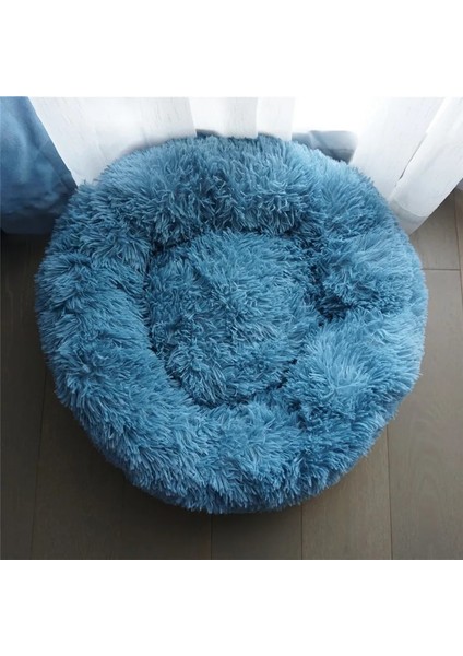 Açık Gri Tarzı 50CM Köpek Yatağı Süper Yumuşak Yıkanabilir Uzun Peluş Evcil Hayvan Kulübesi Derin Uyku Köpek Evi Kadife Paspaslar Kanepe Köpek Sepeti Pet Kedi Yatağı (Yurt Dışından) modelleri