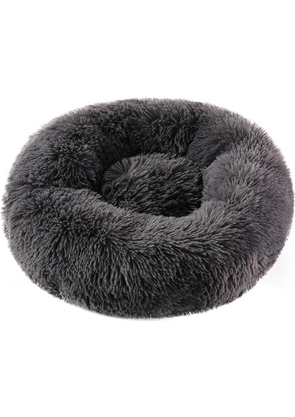 Koyu Gri Tarzı Çıkarılabilir 40CM Sakinleştirici Köpek Yatağı Kedi Yatağı Donut Cuddler Küçük Orta Büyük Köpekler Için Anti Anksiyete Köpek Yatağı Kediler - Makinede Yıkanabilir (Yurt Dışından)