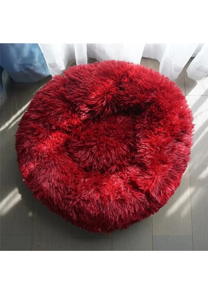 Haki Stili 60CM Köpek Yatağı Süper Yumuşak Yıkanabilir Uzun Peluş Evcil Hayvan Kulübesi Derin Uyku Köpek Evi Kadife Paspaslar Kanepe Köpek Sepeti Pet Kedi Yatağı (Yurt Dışından) indirimleri