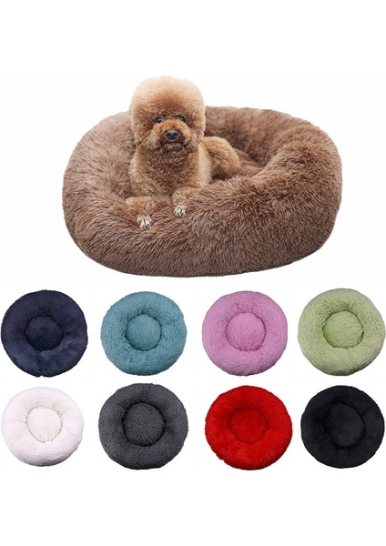 Mavi Stil 50 Cm'ye Kadar 4kg Pet Köpek Yatağı Rahat Donut Yuvarlak Köpek Kulübesi Ultra Yumuşak Yıkanabilir Köpek ve Kedi Yastık Yatağı Kış Sıcak Doghouse (Yurt Dışından) fiyatları