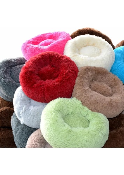 Mavi Stil 50 Cm'ye Kadar 4kg Pet Köpek Yatağı Rahat Donut Yuvarlak Köpek Kulübesi Ultra Yumuşak Yıkanabilir Köpek ve Kedi Yastık Yatağı Kış Sıcak Doghouse (Yurt Dışından) fırsatları