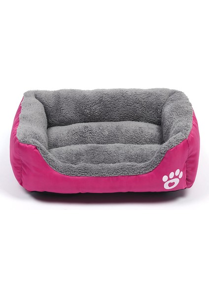 Gül-Kırmızı Tarzı S Beden (S-3xl) Büyük Pet Kedi Köpek Yatağı 8colors Sıcak Rahat Köpek Evi Yumuşak Polar Yuva Köpek Sepetleri Ev Mat Sonbahar Kış Su Geçirmez Kulübesi (Yurt Dışından)